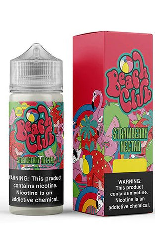 Beach Club 100ml Strawberry Nectar - Vapor Fog - 0725272730188 - Liquids
