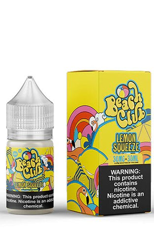 Beach Club Salt 30ml Lemon Squeeze - Vapor Fog - 725272730409 - Nic Salts