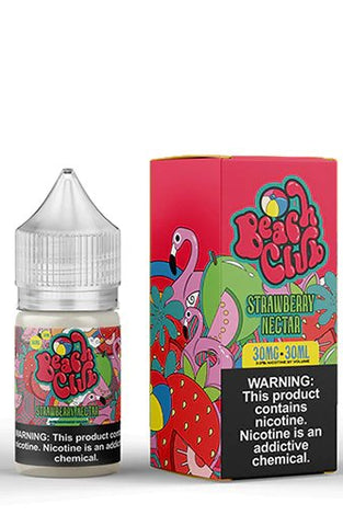 Beach Club Salt 30ml Strawberry Nectar - Vapor Fog - 725272730362 - Nic Salts