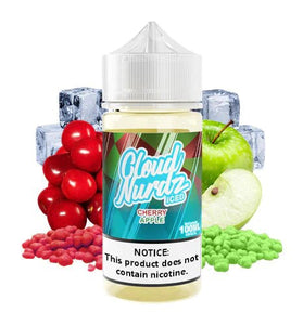 Cloud Nurdz 100ml Cherry Apple Iced - Vapor Fog - 0795154436712 - Liquids