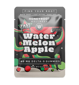Honeyroot D9 Nano 40mg Gummies - Vapor Fog - 0810618039817 - Delta - Edibles