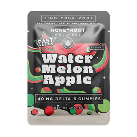 Honeyroot D9 Nano 40mg Gummies - Vapor Fog - 0810618039817 - Delta - Edibles
