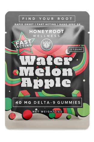 Honeyroot D9 Nano 40mg Gummies - Vapor Fog - 0810618039817 - Delta - Edibles