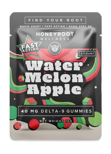 Honeyroot D9 Nano 40mg Gummies - Vapor Fog - 0810618039817 - Delta - Edibles