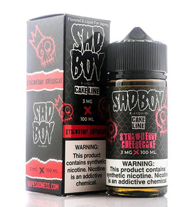 Sadboy 100ml Strawberry Cheesecake - Vapor Fog - 0795154434848 - Liquids