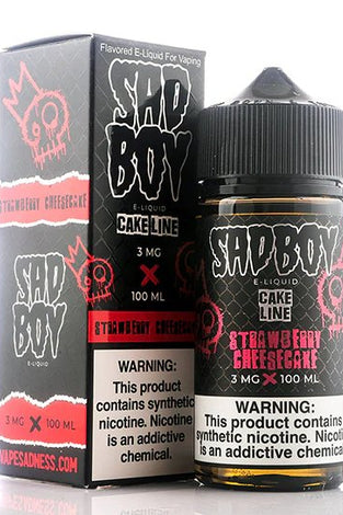 Sadboy 100ml Strawberry Cheesecake - Vapor Fog - 0795154434848 - Liquids