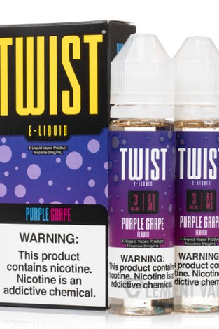 Twist 120ml (60ml x 2) Purple Grape - Vapor Fog - 0012436991296 - Liquids