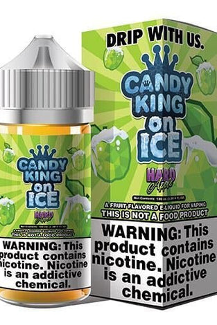 Candy King 100ml Hard Apple on Ice - My Store - 644216830374 - Liquids - Candy King