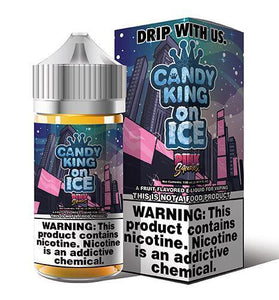 Candy King 100ml Pink Squares on Ice - Vapor Fog - 644216827572 - Liquids - Candy King
