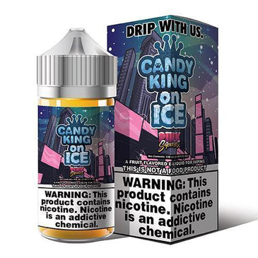 Candy King 100ml Pink Squares on Ice - Vapor Fog - 644216827572 - Liquids - Candy King