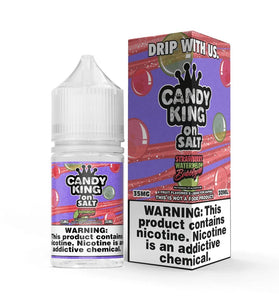 Candy King on Salt 30ml Strawberry Watermelon Bubblegum - Vapor Fog - 752830832787 - Nic Salts - Candy King Salt