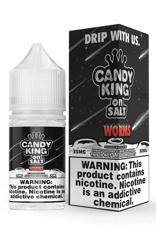 Candy King on Salt 30ml Worms - Vapor Fog - Nic Salts - Candy King Salt