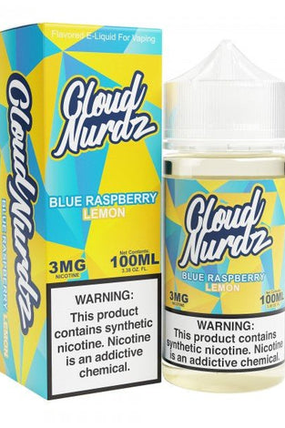 Cloud Nurdz 100ml Blue Raspberry Lemon - My Store - 0012436997502 - Liquids - Cloud Nurdz
