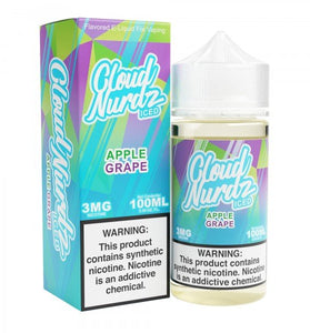 Cloud Nurdz 100ml Grape Apple Iced - My Store - 765066671433 - Liquids - Cloud Nurdz