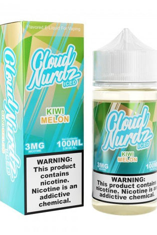 Cloud Nurdz 100ml Kiwi Melon Iced - My Store - 765066671495 - Liquids - Cloud Nurdz