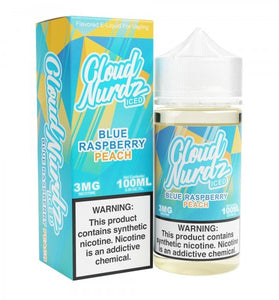 Cloud Nurdz 100ml Peach Blue Raspberry Iced - My Store - 765066671402 - Liquids - Cloud Nurdz