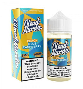 Cloud Nurdz 100ml Peach Blue Raspberry - My Store - 703230694390 - Liquids - Cloud Nurdz