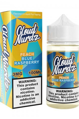 Cloud Nurdz 100ml Peach Blue Raspberry - My Store - 703230694390 - Liquids - Cloud Nurdz