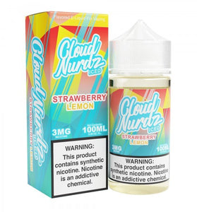 Cloud Nurdz 100ml Strawberry Lemon Iced - My Store - 0765066671747 - Liquids - Cloud Nurdz