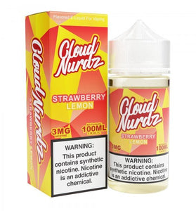Cloud Nurdz 100ml Strawberry Lemon - My Store - 0765066671709 - Liquids - Cloud Nurdz