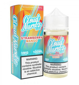Cloud Nurdz 100ml Strawberry Mango Iced - My Store - 012436997694 - Liquids - Cloud Nurdz