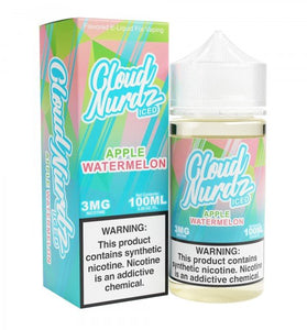 Cloud Nurdz 100ml Watermelon Apple Iced - My Store - 765066671464 - Liquids - Cloud Nurdz