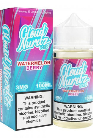 Cloud Nurdz 100ml Watermelon Berry Ice - My Store - Liquids - Cloud Nurdz