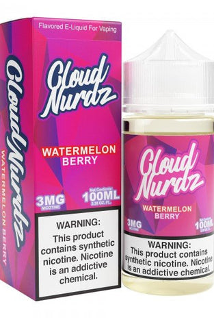 Cloud Nurdz 100ml Watermelon Berry - My Store - 012436996505 - Liquids - Cloud Nurdz