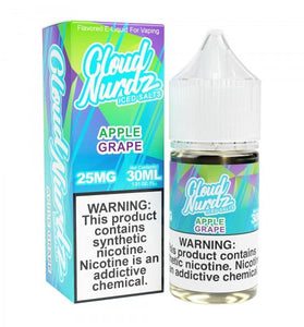 Cloud Nurdz Salt 30ml Grape Apple Iced - My Store - 0012436996956 - Nic Salts - Cloud Nurdz Salt