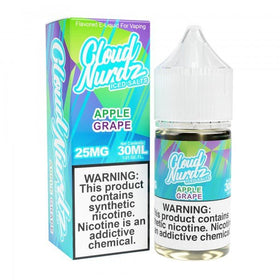 Cloud Nurdz Salt 30ml Grape Apple Iced - My Store - 0012436996956 - Nic Salts - Cloud Nurdz Salt