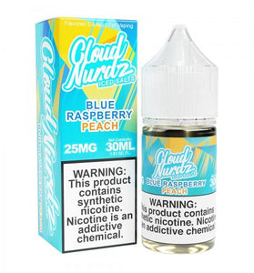 Cloud Nurdz Salt 30ml Peach Blue Raspberry Iced - My Store - 0012436996871 - Nic Salts - Cloud Nurdz Salt