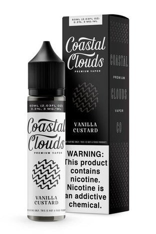 Coastal Clouds 60ml Vanilla Custard - My Store - 0684417990422 - Liquids - Coastal Clouds
