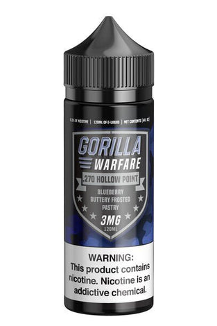 Gorilla Warfare 120ml .270 Hollow Point - My Store - Liquids - Gorilla Warfare