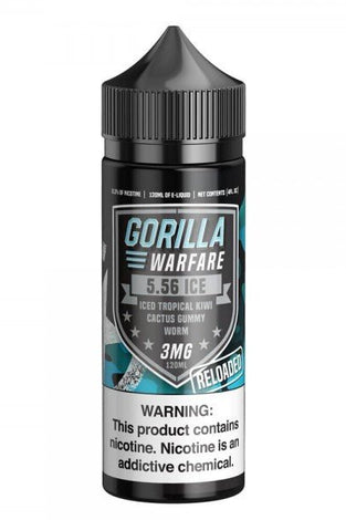 Gorilla Warfare 120ml 5.56 Reloaded ICE - My Store - Liquids - Gorilla Warfare