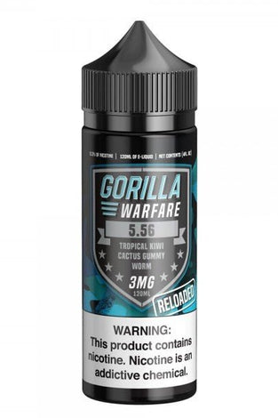 Gorilla Warfare 120ml 5.56 Reloaded - My Store - Liquids - Gorilla Warfare