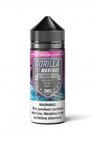 Gorilla Warfare Sawed-Off 120ml 16 Gauge Ice - My Store - 0693634560240 - Liquids - Gorilla Warfare