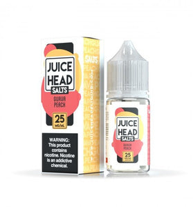 Juice Head Salt 30ml Guava Peach (Tropical Guava) - Vapor Fog - 0762876650177 - Nic Salts