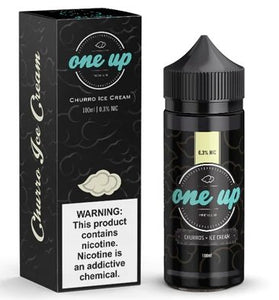 One Up 100ml Churros and Ice Cream - My Store - 752830194892 - Liquids - One Up