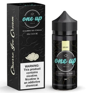 One Up 100ml Churros and Ice Cream - My Store - 752830194892 - Liquids - One Up