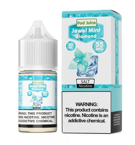Pod Juice Salt 30ml Jewel Mint Diamond - My Store - 0302035551541 - Nic Salts - Pod Juice Salt