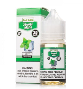 Pod Juice Salt 30ml Jewel Mint - Vapor Fog - 0302035551527 - Nic Salts - Pod Juice Salt