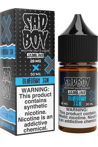 Sadboy Teardrops Salt 30ml Blue Jam Cookie - My Store - 0780042893098 - Nic Salts - Sad Boy Salt