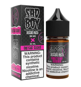 Sadboy Teardrops Salt 30ml Custard Cookie - My Store - 780042889633 - Nic Salts - Sad Boy Salt
