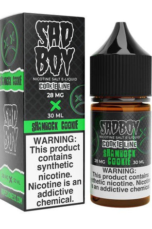 Sadboy Teardrops Salt 30ml Shamrock Cookie - My Store - 0780042889619 - Nic Salts - Sad Boy Salt
