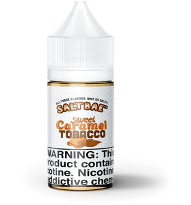 Salt Bae 30ml Sweet Caramel Tobacco - My Store - 0854645008200 - Nic Salts - Salt Bae