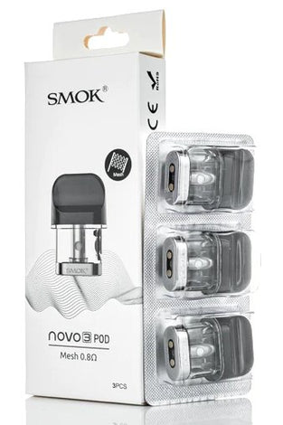 Smok Novo 3 Pods (3 pk) Mesh - Vapor Fog - 6940695645268 - Devices - PodsCoils - Smok