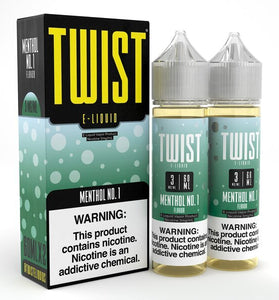Twist 120ml (60ml x 2) Menthol No.1 - My Store - 0013415358284 - Liquids - Twist