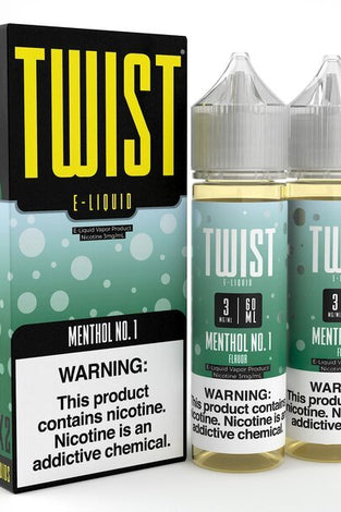 Twist 120ml (60ml x 2) Menthol No.1 - My Store - 0013415358284 - Liquids - Twist