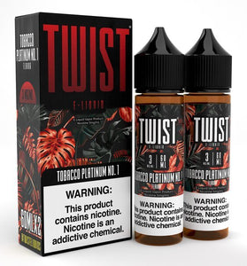Twist 120ml (60ml x 2) Tobacco Platinum No. 1 - My Store - Liquids - Twist