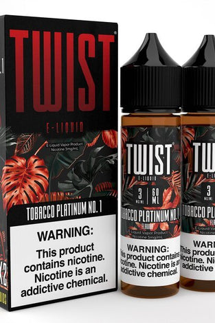 Twist 120ml (60ml x 2) Tobacco Platinum No. 1 - My Store - Liquids - Twist